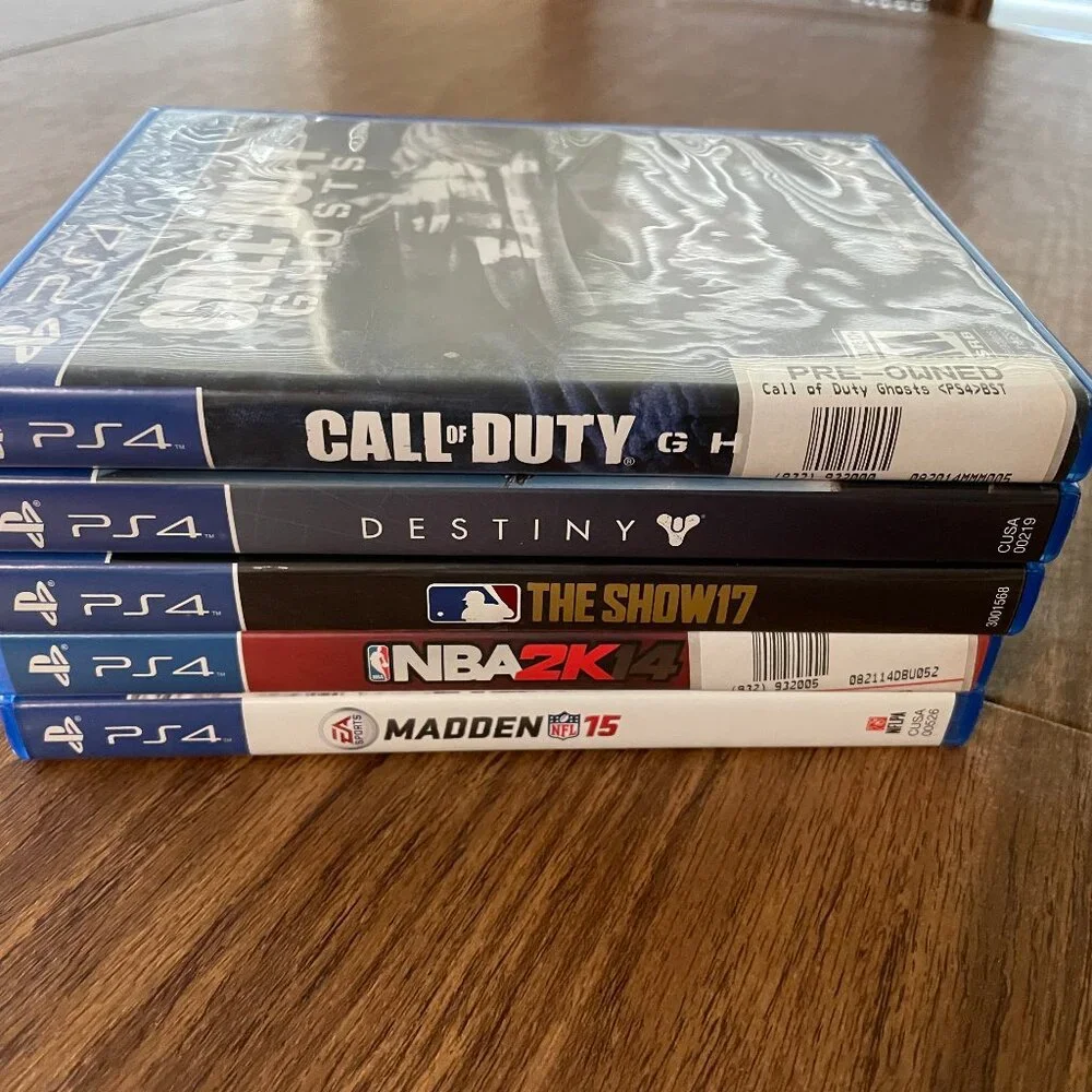 Sony PS4 slim 500G 3 dual shock ps4 wireless controller 5 games